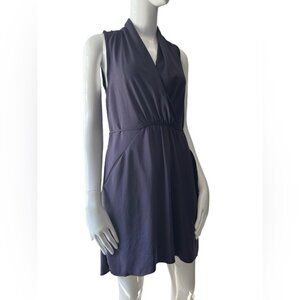 Aritzia Blue  Wrap Midi Dress